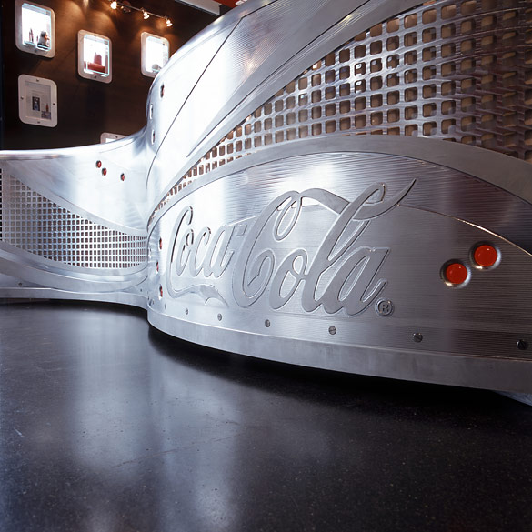 Coca Cola Theke, K?ln Arena, Detailansicht  3