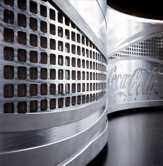 Coca Cola Theke, K?ln Arena, Detailansicht  4